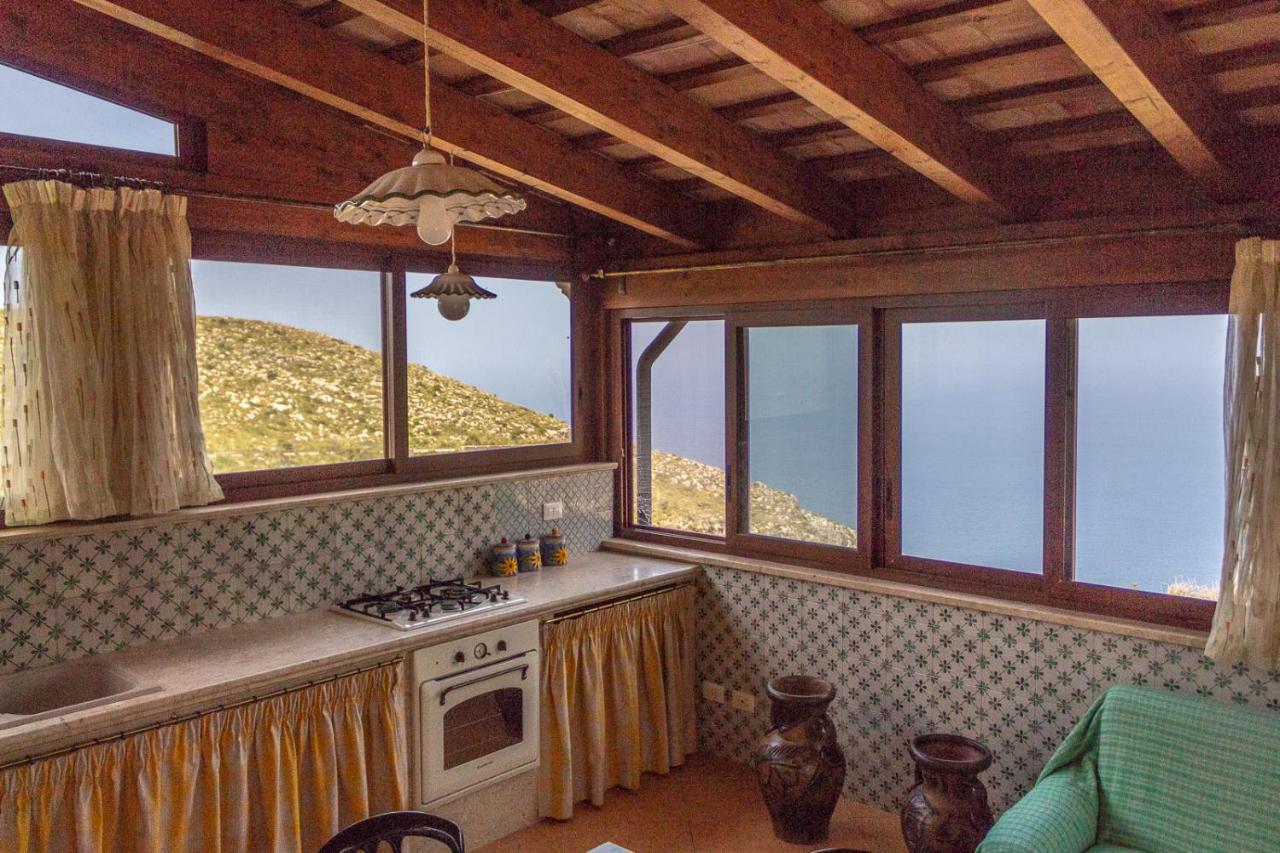 Villa Verde Con Vista Sul Mare San Vito Lo Capo Kültér fotó